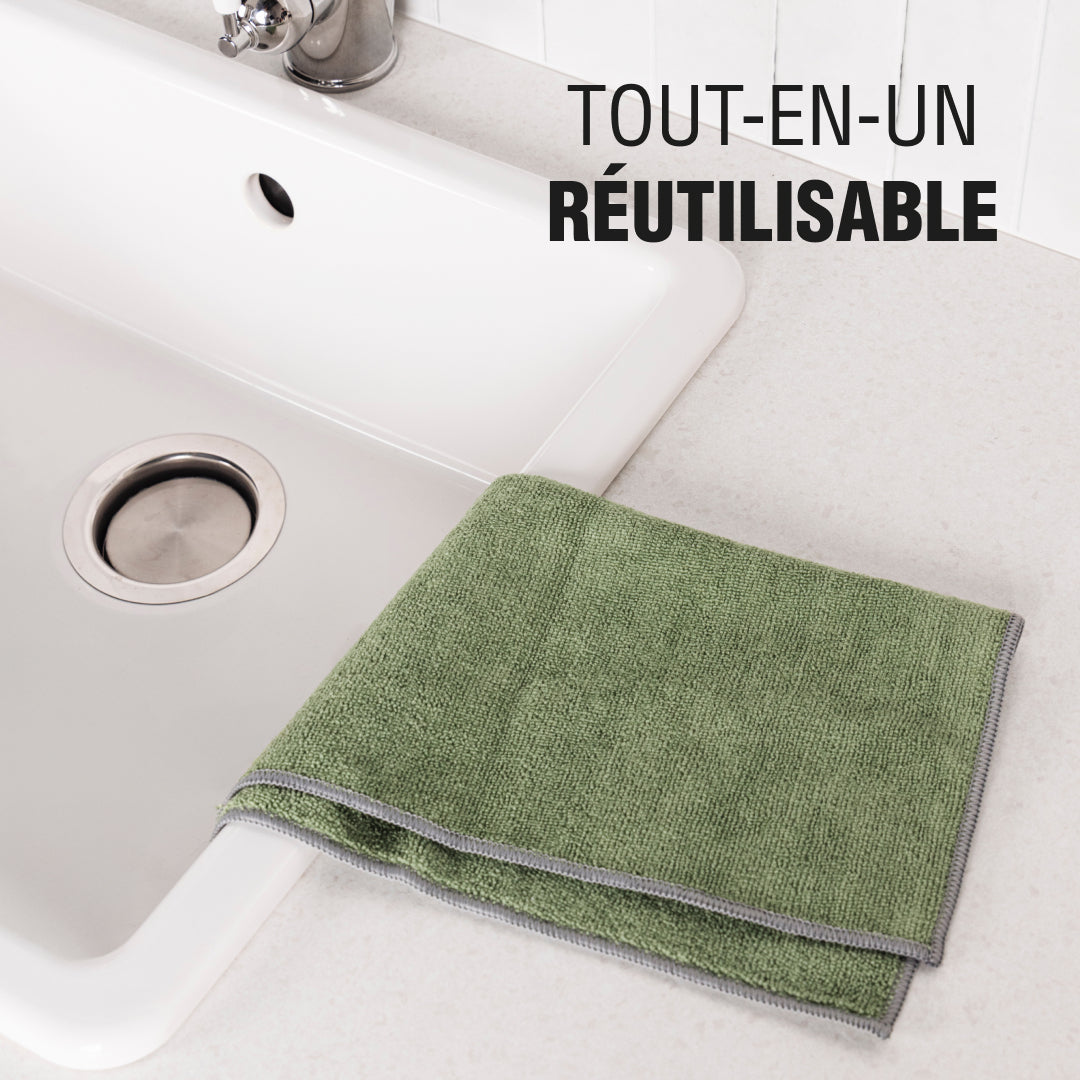 Chiffons microfibres pack de 2