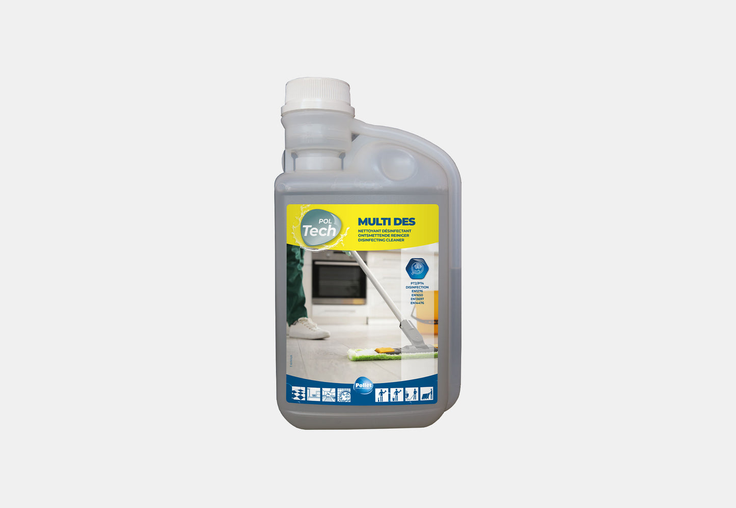 Désinfectant sols et surfaces concentré 1l doseur
