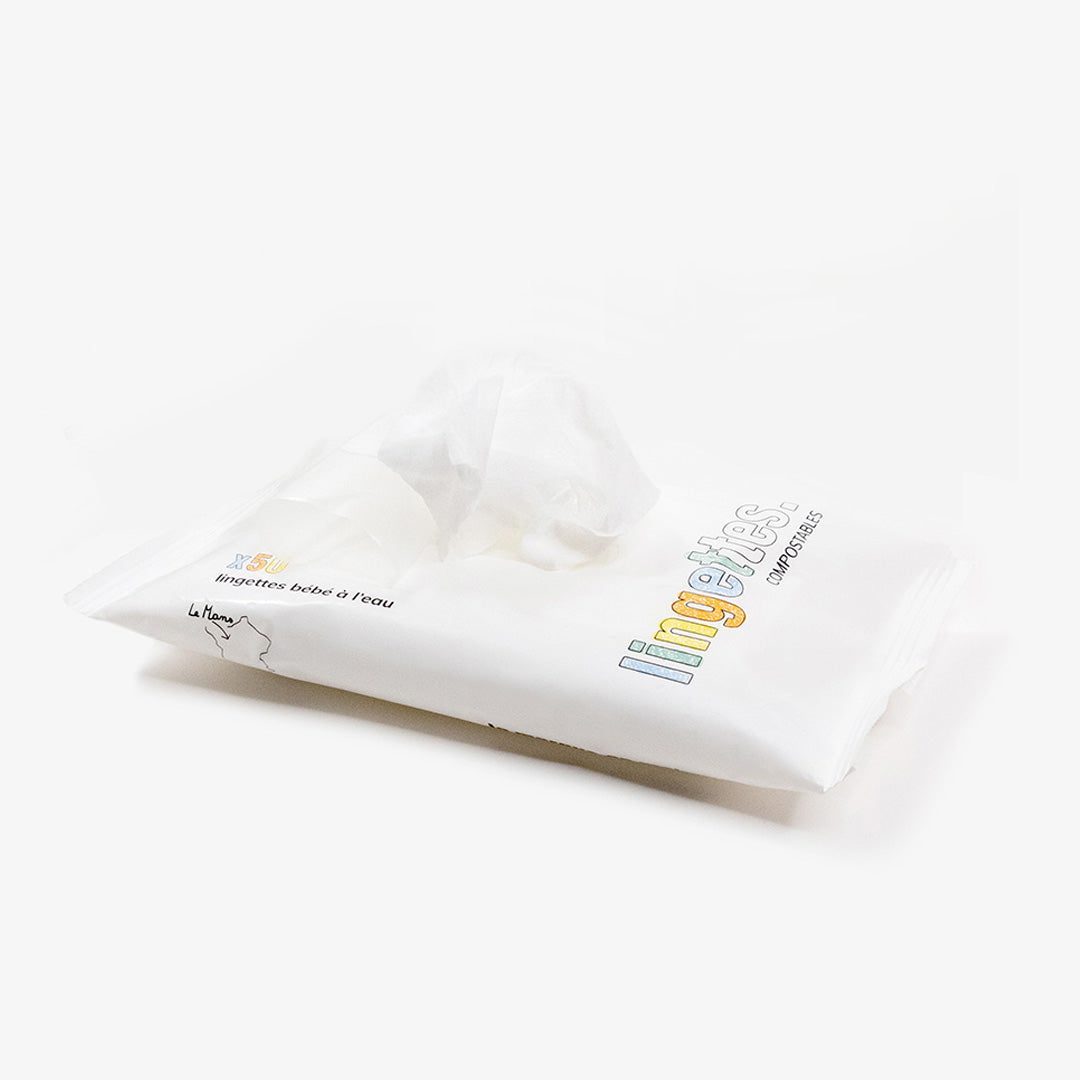 Sachet de 50 Lingettes nettoyantes bébé