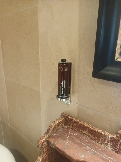 Support mural métal pour flacon 300ml