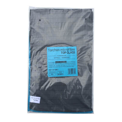Torchon essuie-verres microfibres 45*70